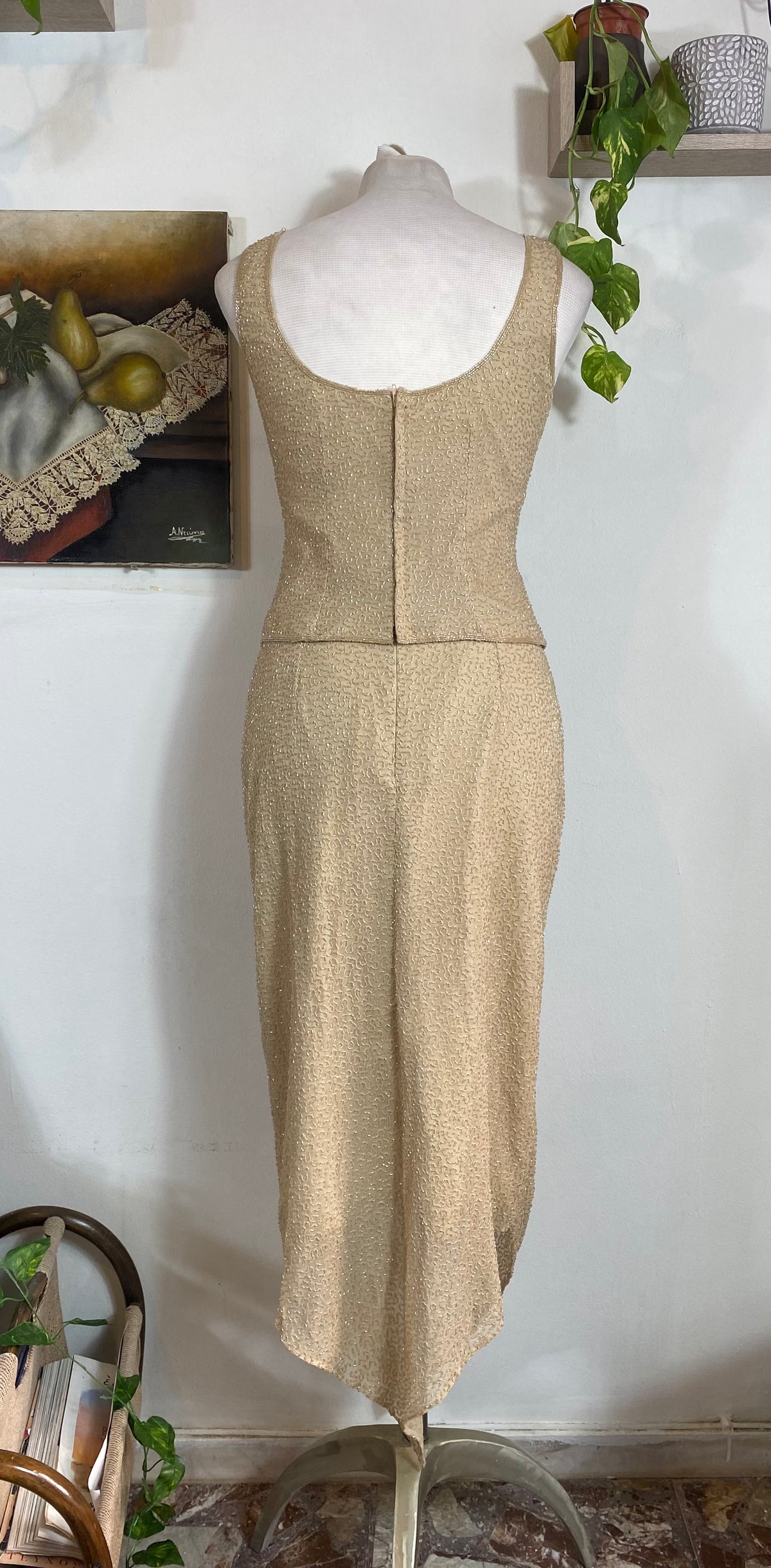 Aurelia Embellished Silk Set