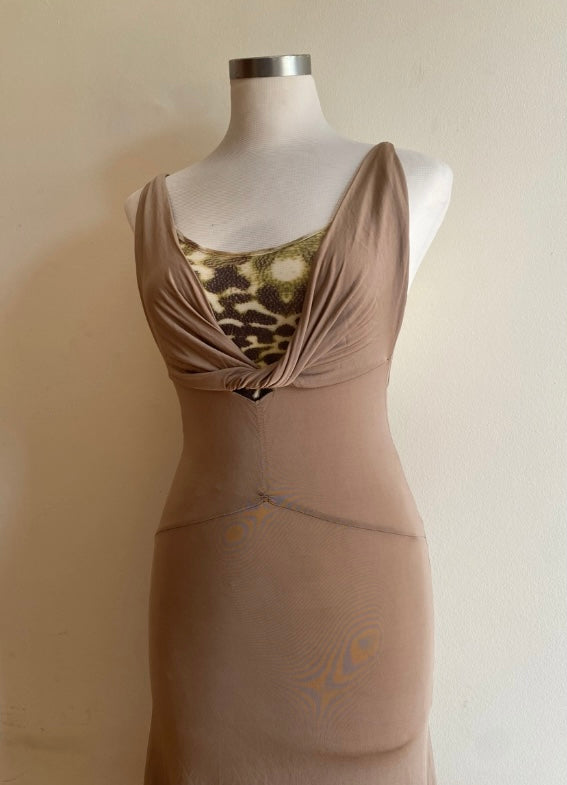Just cavalli beige dress