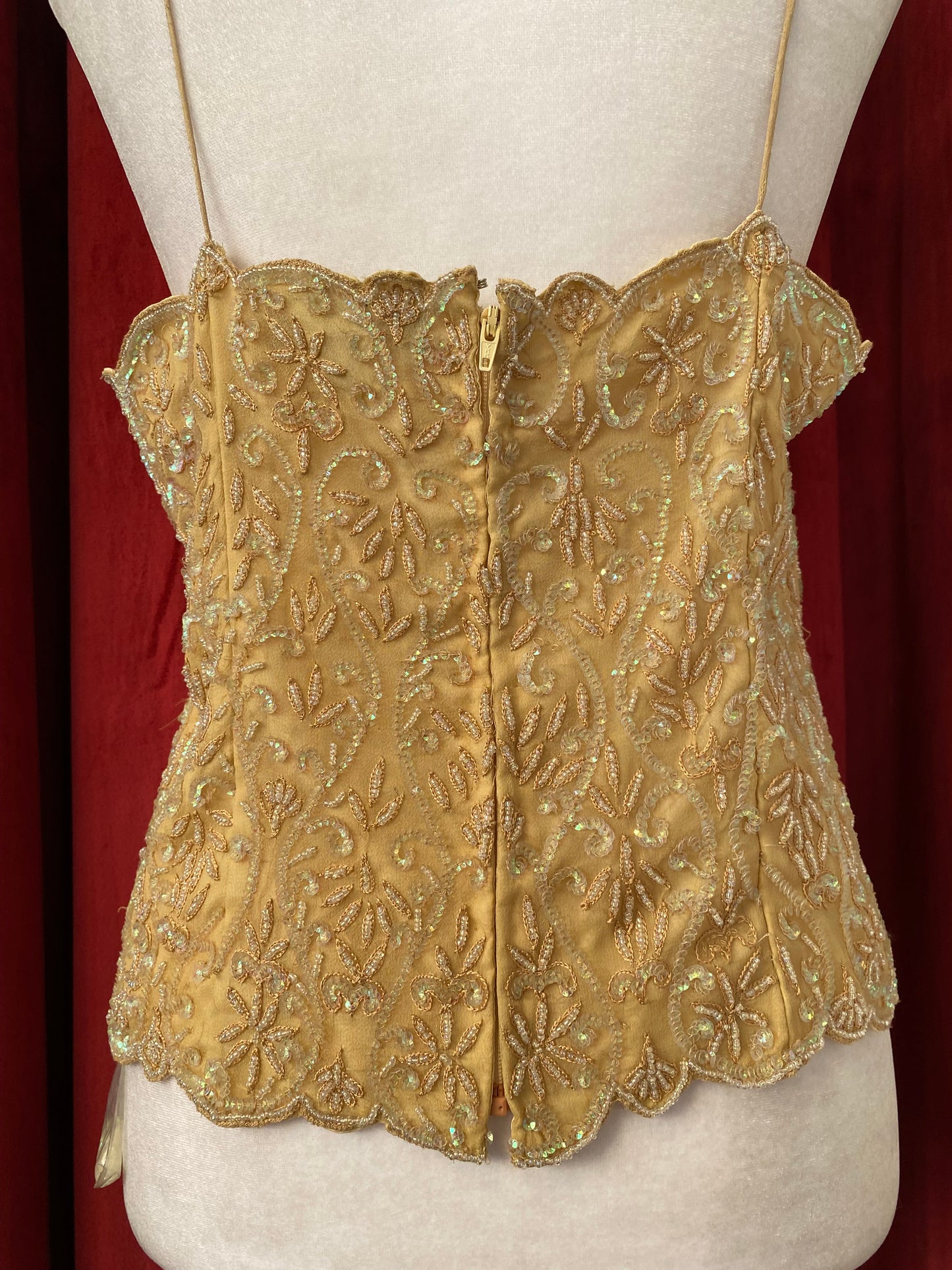 The Opaline Garden Silk Camisole