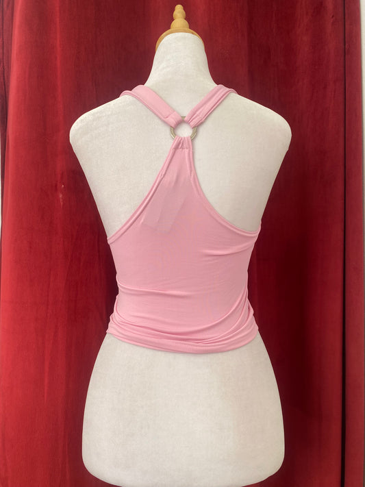 Light pink well fitted y2k top