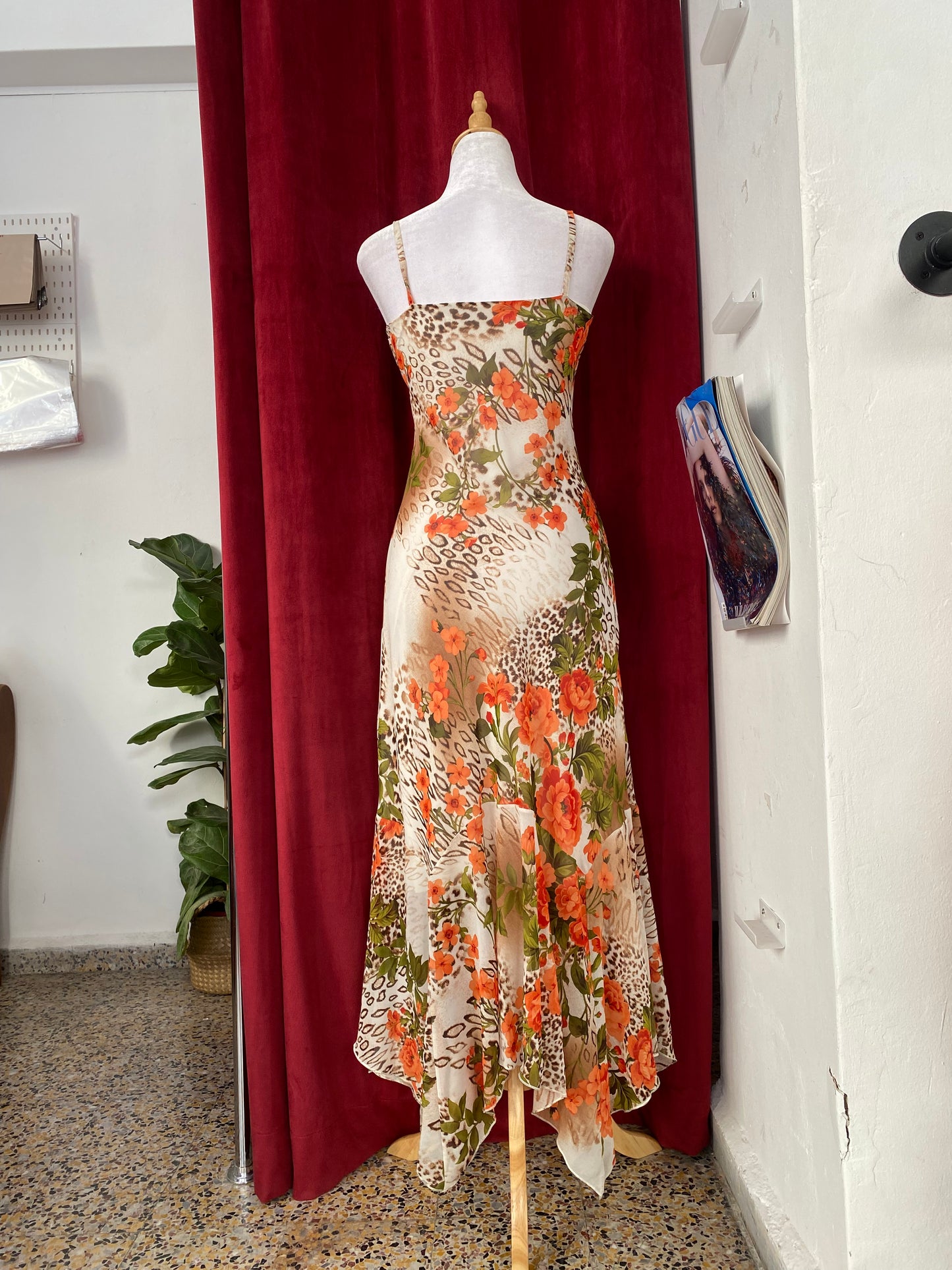 Animal print summer maxi dress 🧚