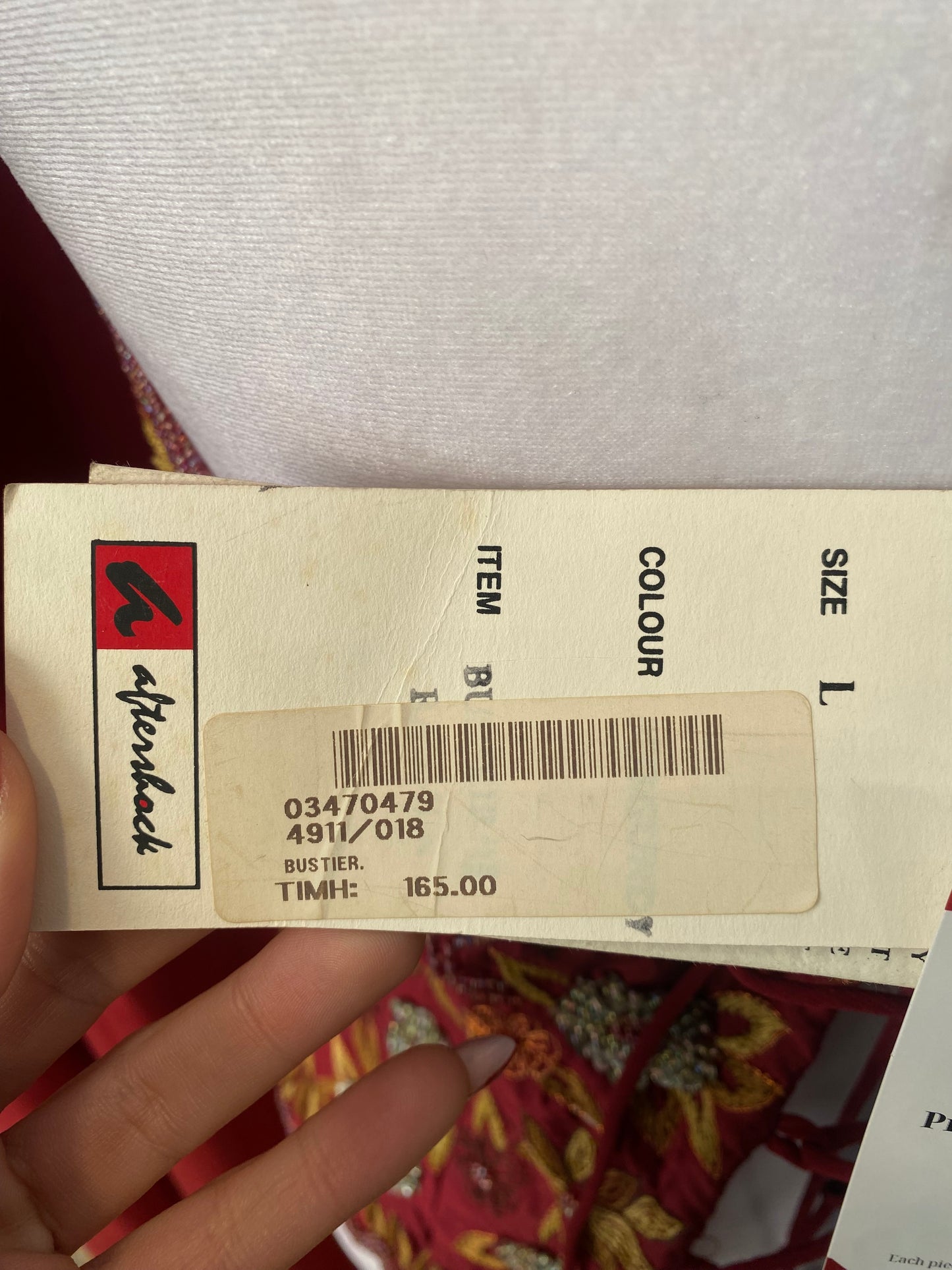 100% silk handbeaded lace up corset ❤️