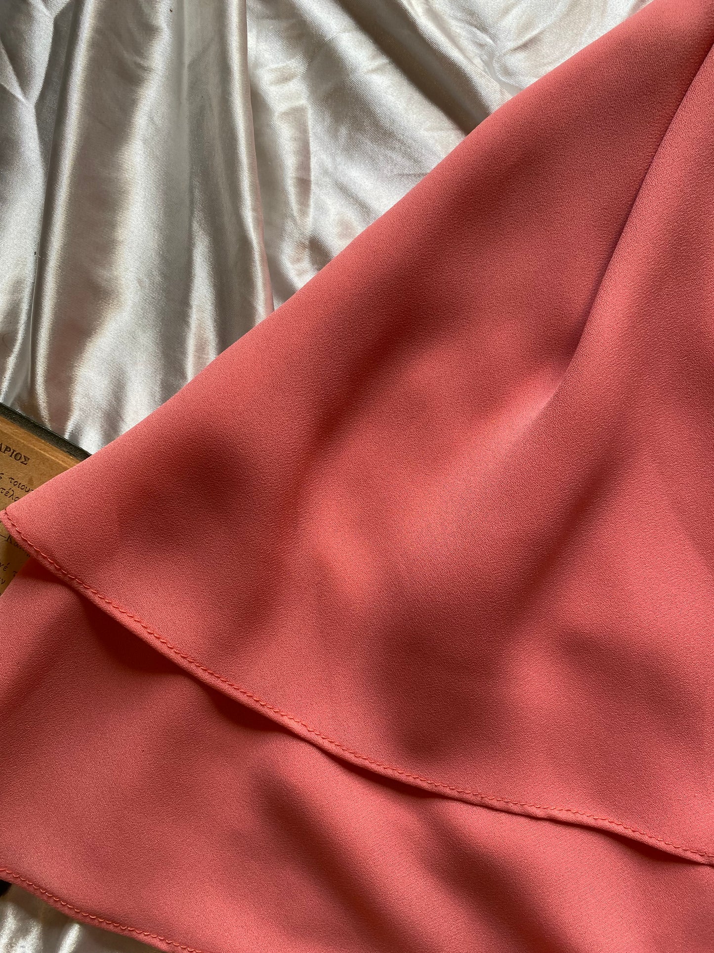 Brand new pink mini ruffled summer dress