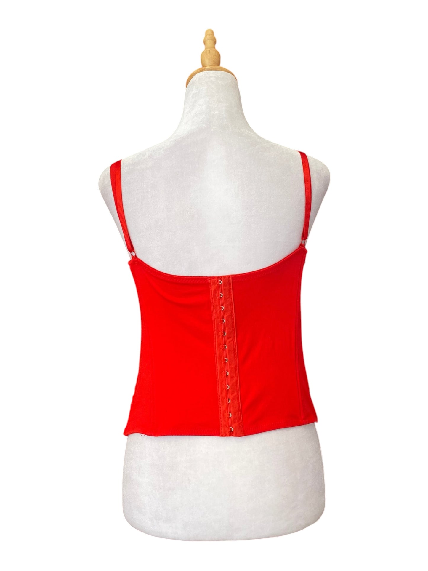 Red lace up corset 💋