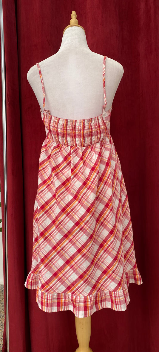 Plaid summer dress