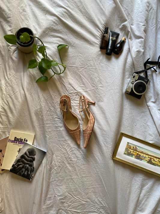 Brand new Luciano padovan real leather croco pink heels