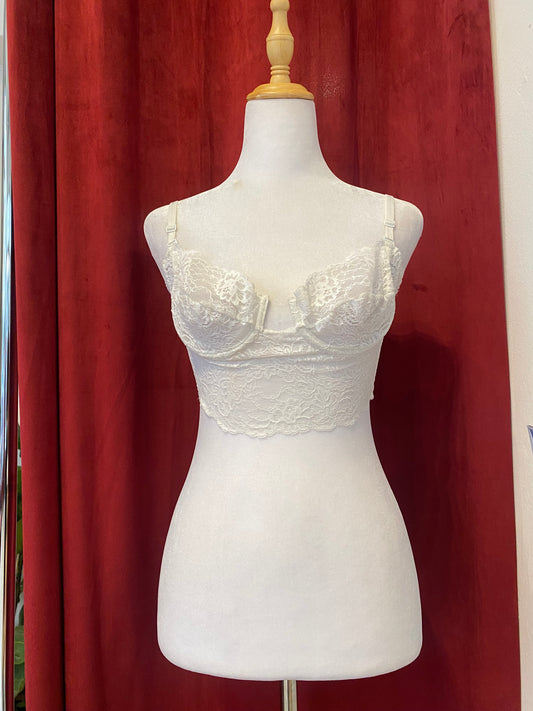 White dreamy lace corset š¤