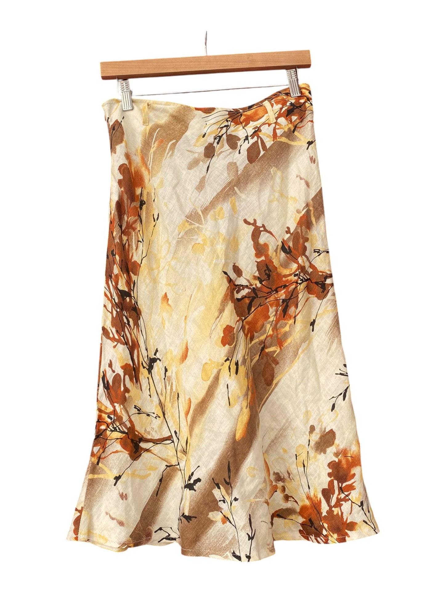 Linen Italian 90s skirt