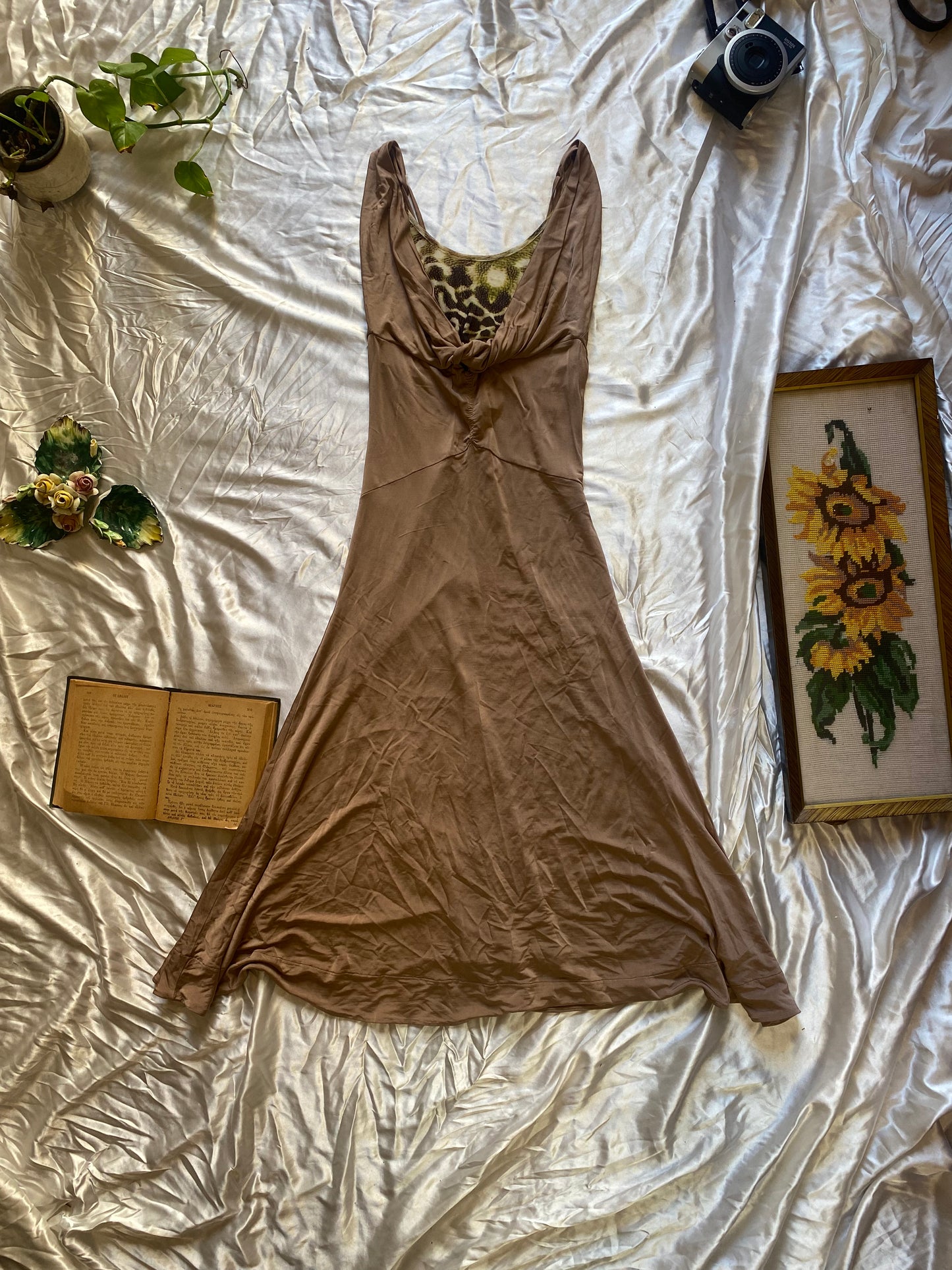 Just cavalli beige dress