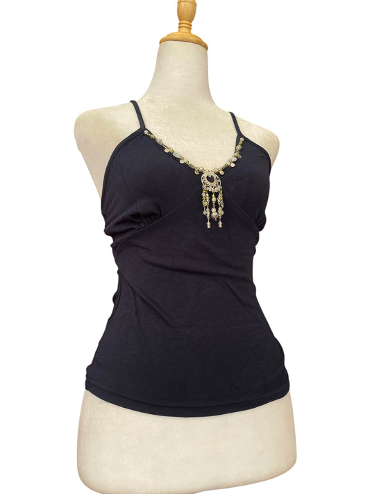 Dark blue y2k top
