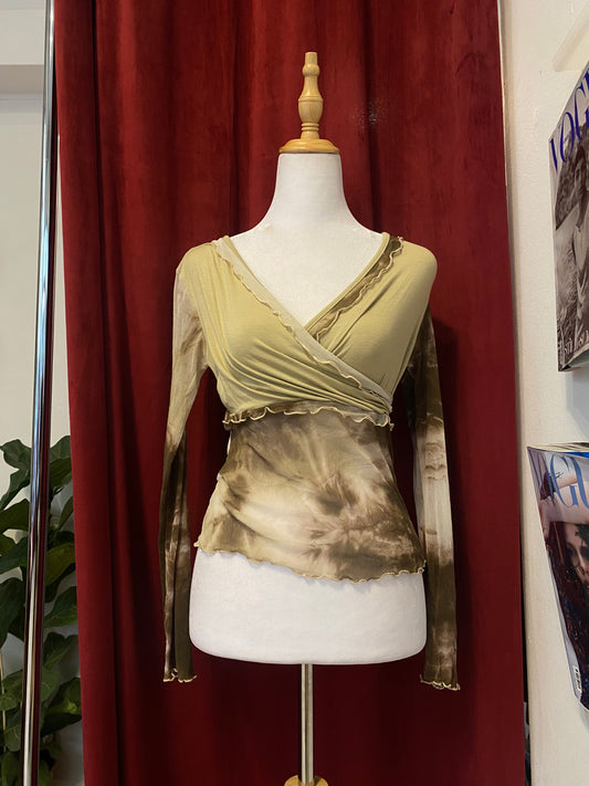 Fairy see through beige top š§