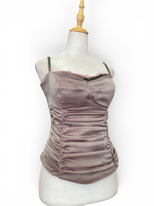 Organza lilac corset