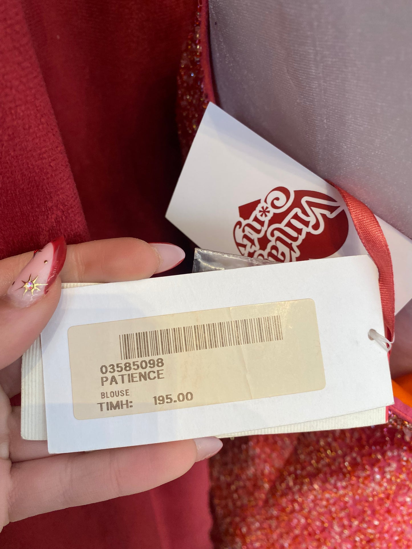 Rene Derhy 100% silk sequin top 💐