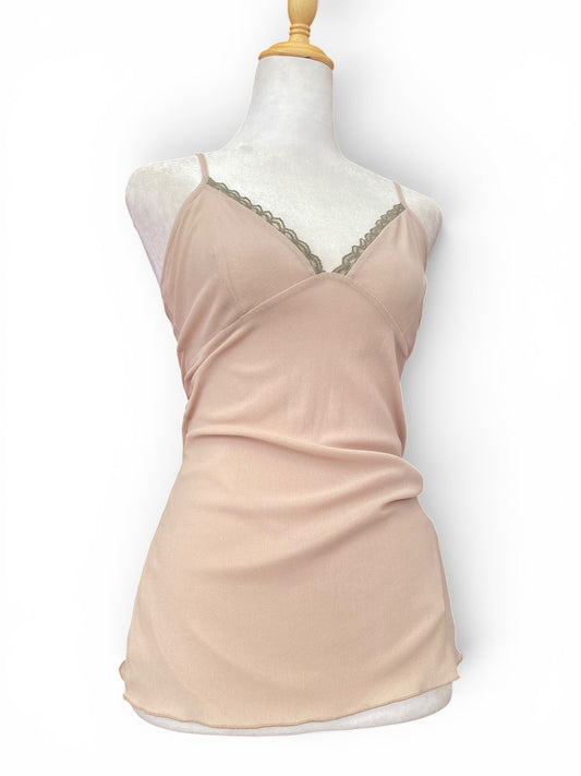 Beige lingerie top