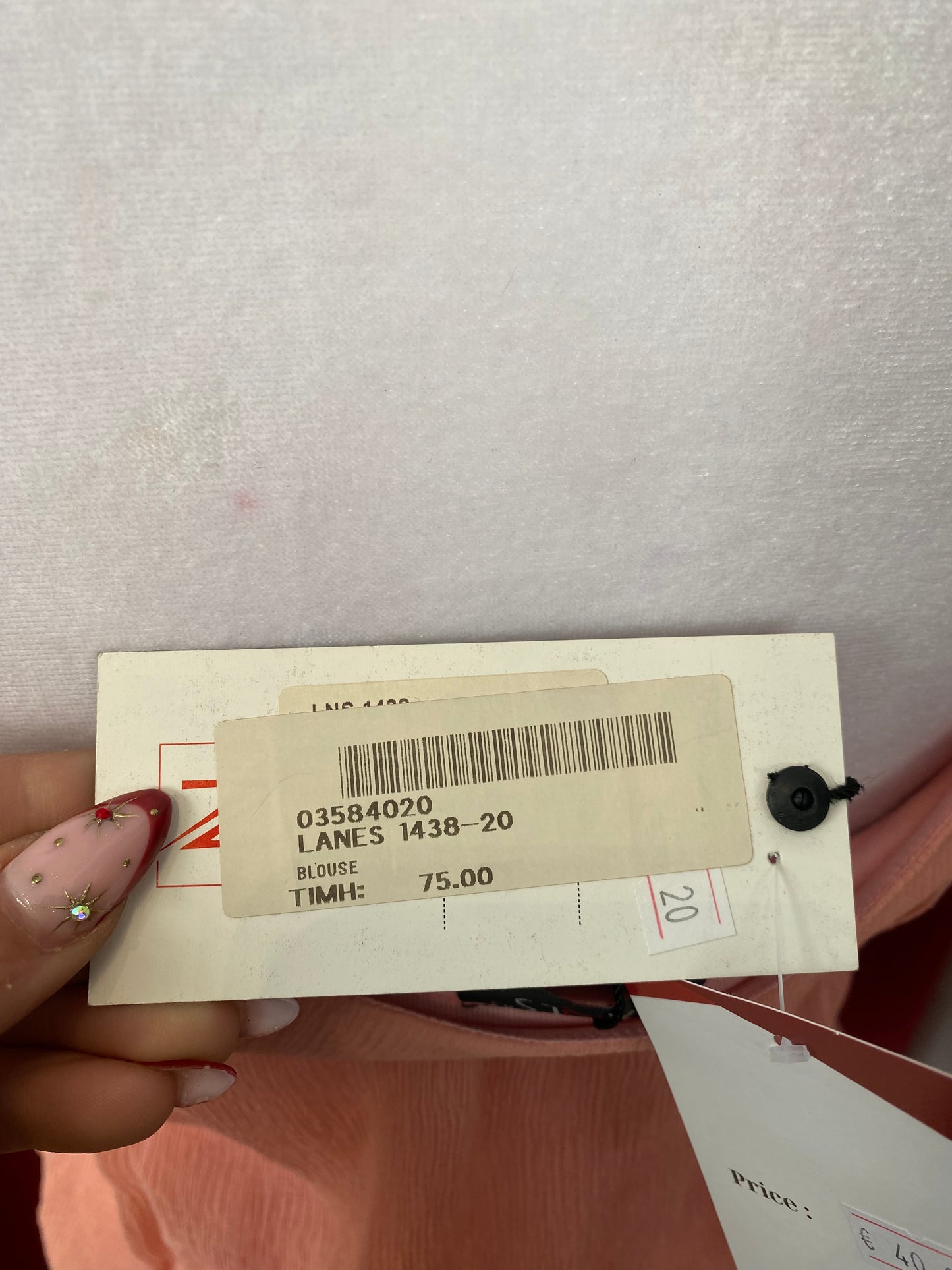 Silk dusty pink top š