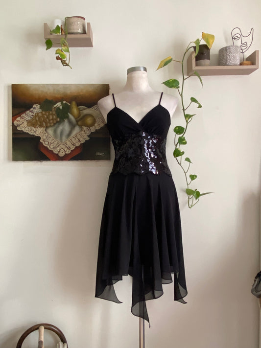 Brand new black sequin dress