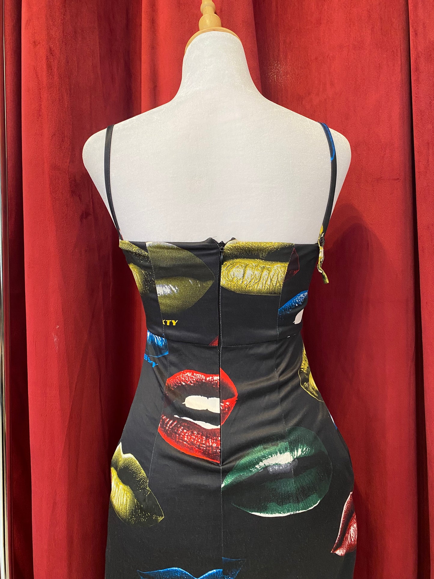 Miss sixty iconic “lipstick”mini dress