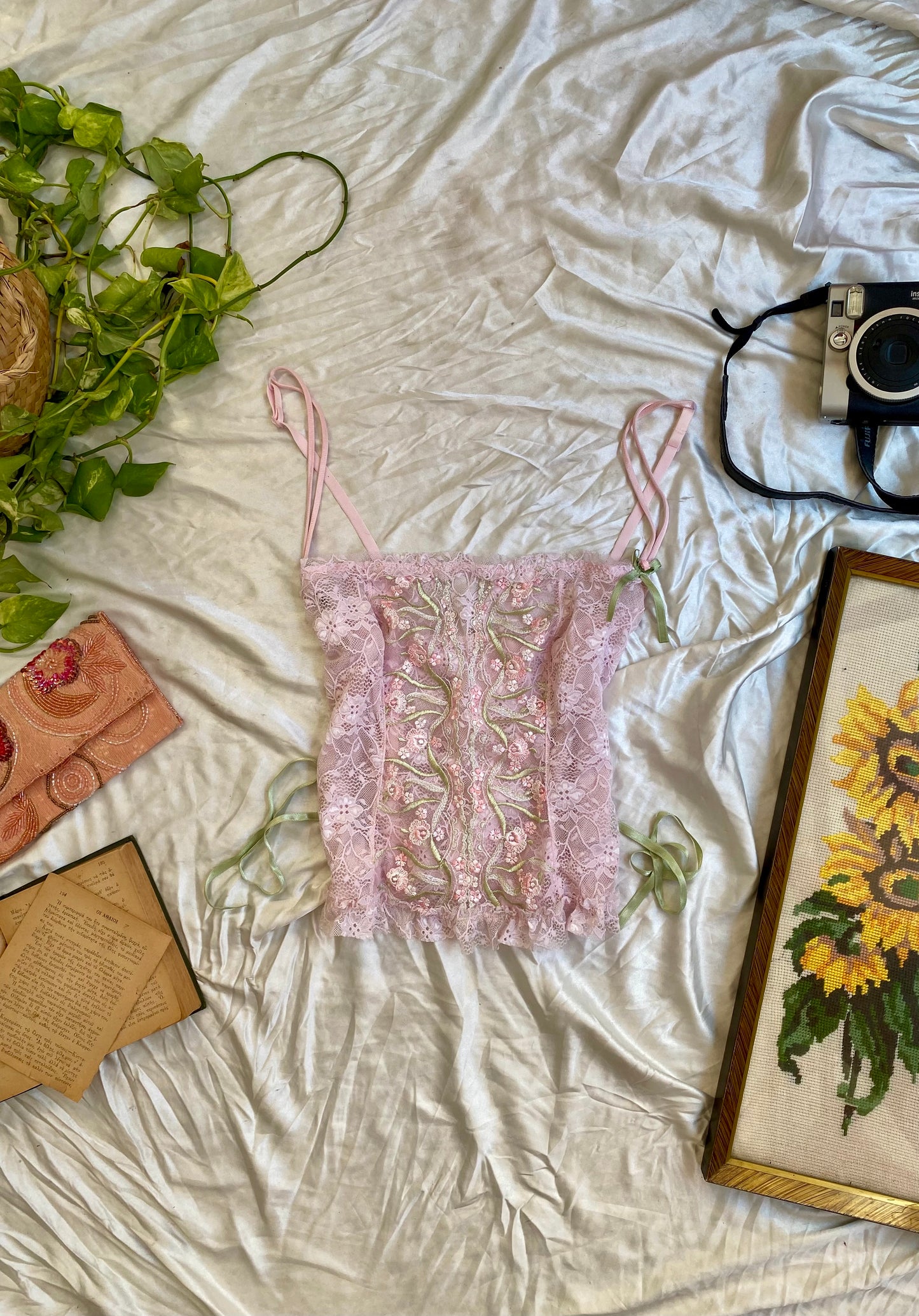 Blush Versailles couture corset