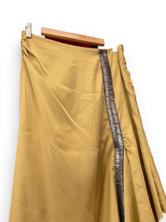 Satin gold skirt ✨