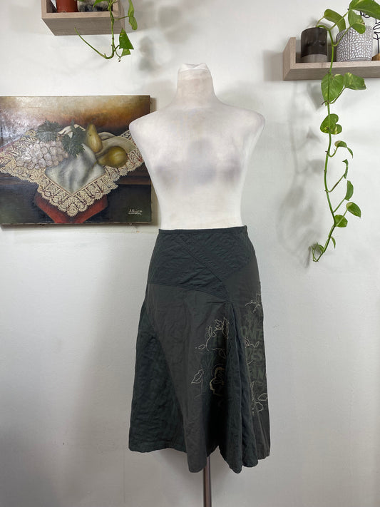 Morgan Green midi skirt