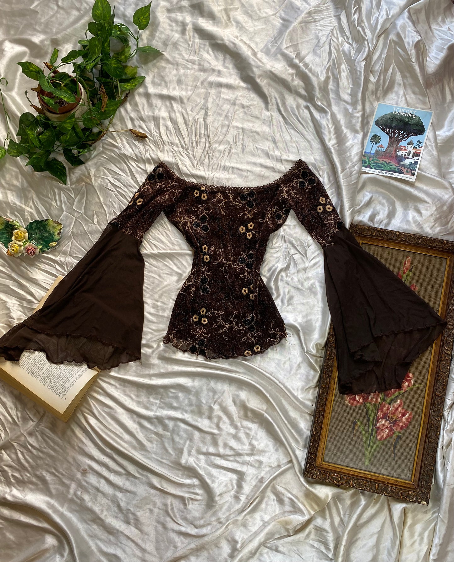 The Midnight Garden Bell Sleeve Top