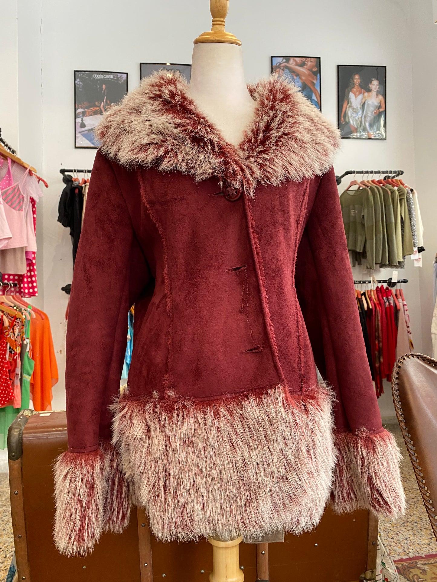 The Burgundy Snow Queen Jacket