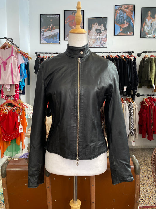Classic Black Leather Jacket