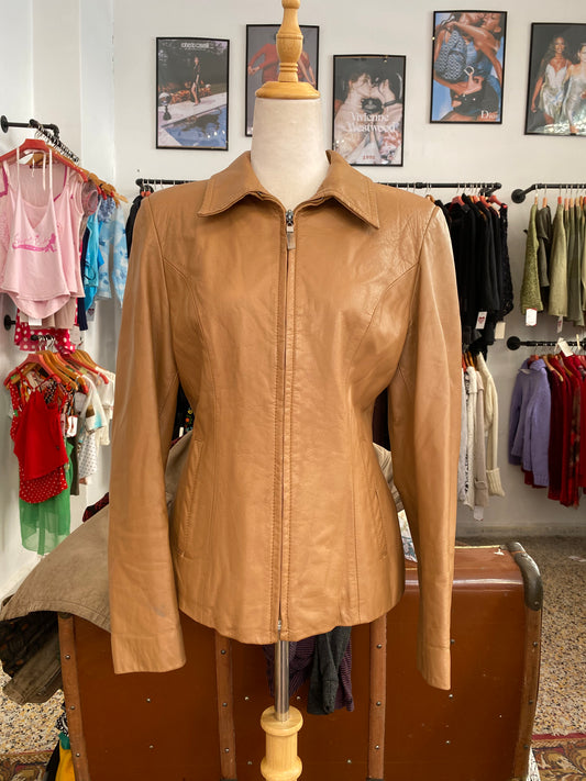 The Vintage Tan Leather Jacket