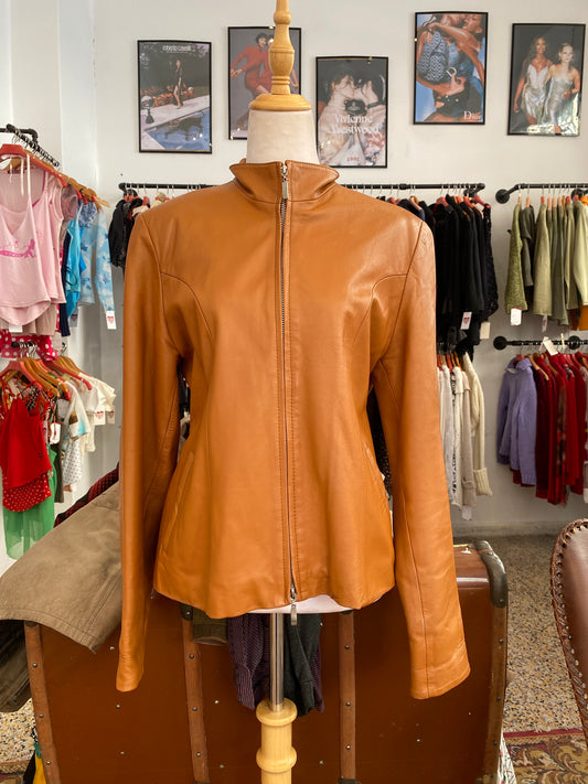 The Honey Brown Zip Jacket