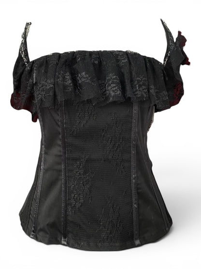 Black lace romantic corset 🖤