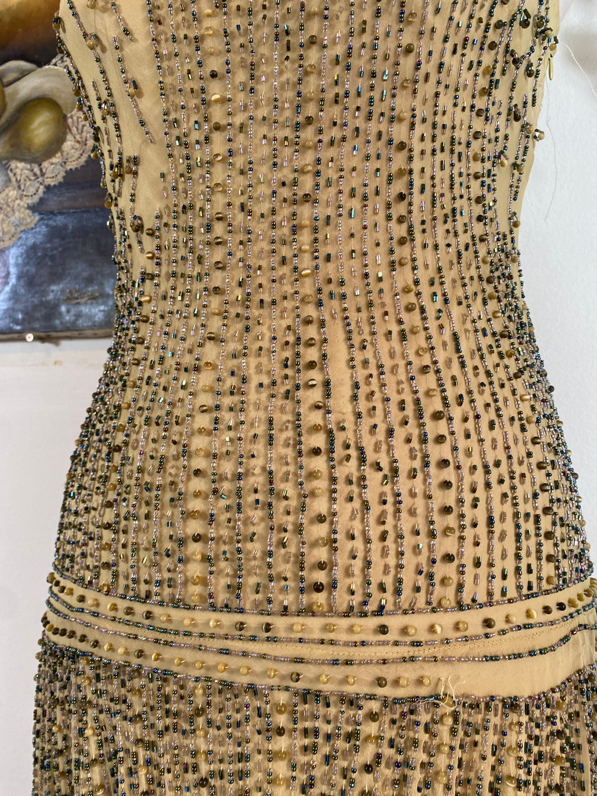 Seraphine Beaded Silk Gown