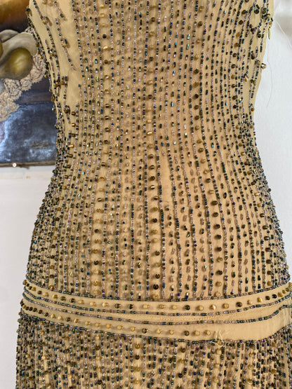 Seraphine Beaded Silk Gown