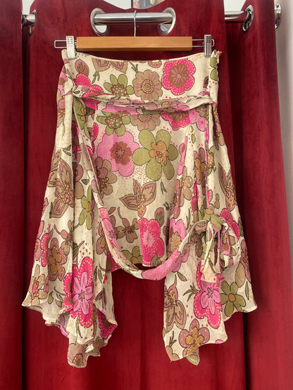 Flowery summer skirt