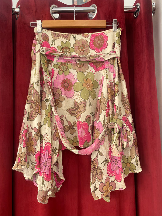 Flowery summer skirt