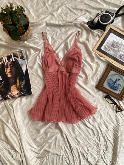 Dusty pink fairy cami top 🌸