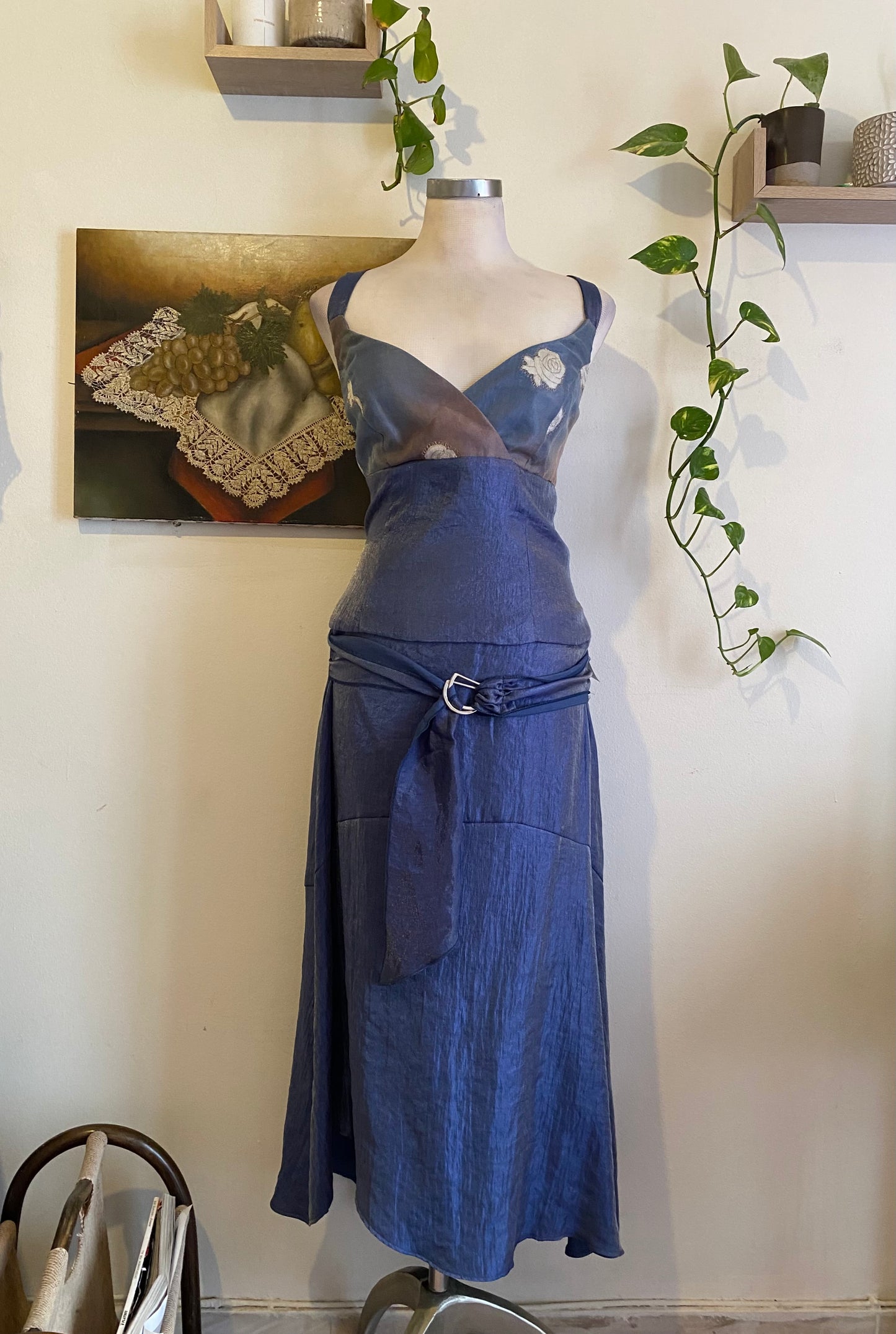 2 pieces brand new blue  set