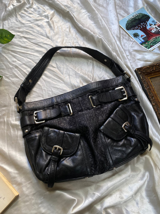 DNKY leather canva bag
