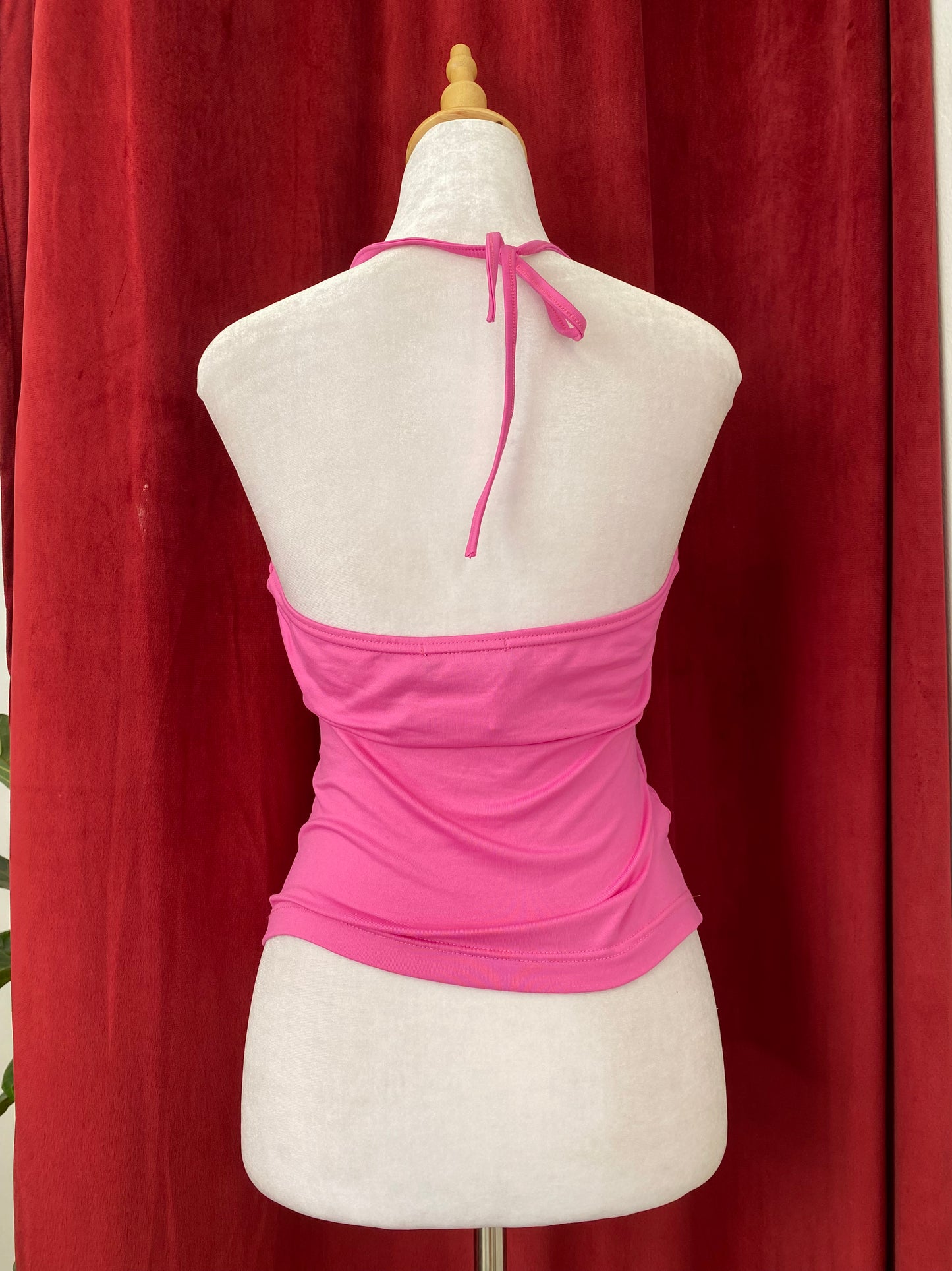Hot pink graphic top