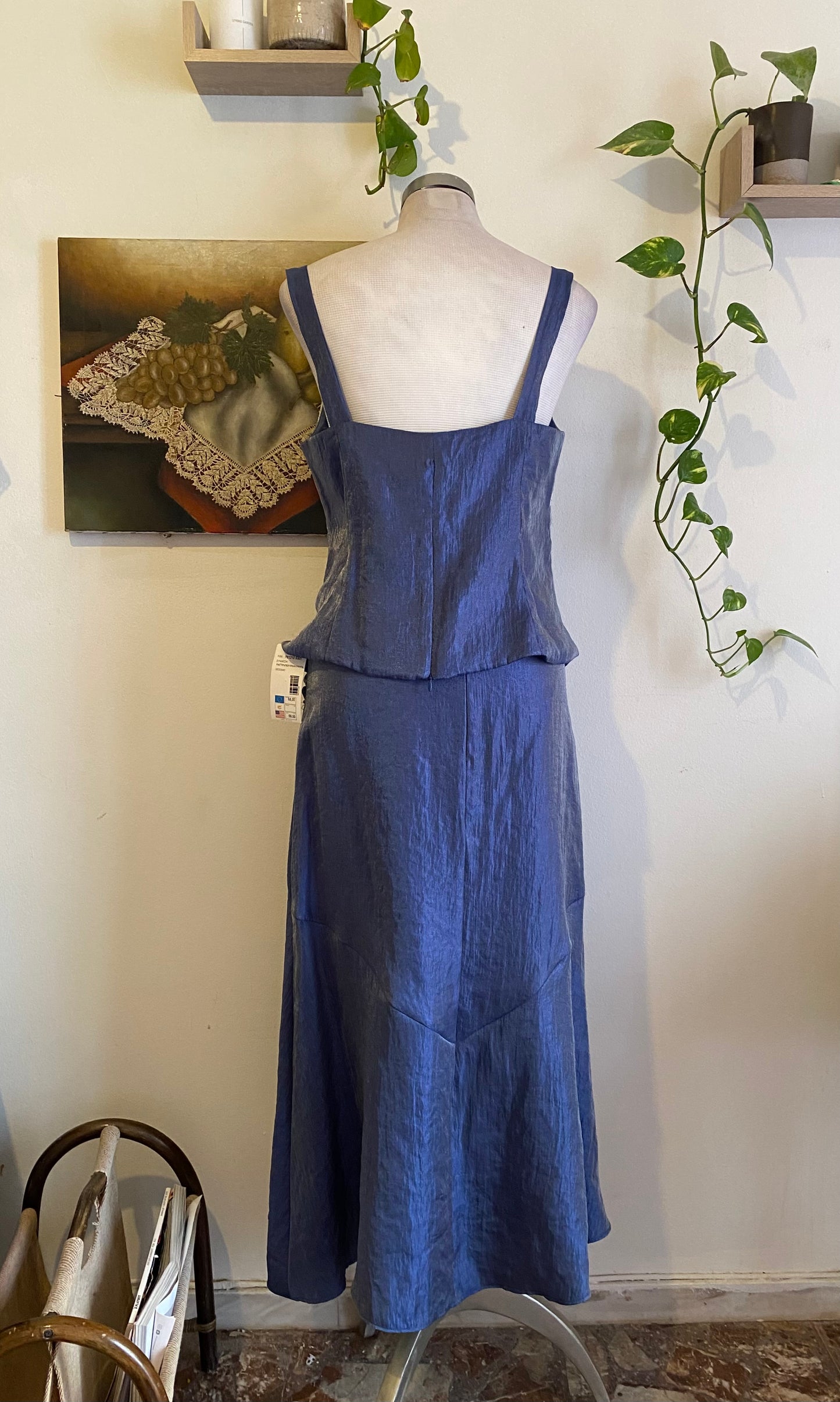 2 pieces brand new blue  set