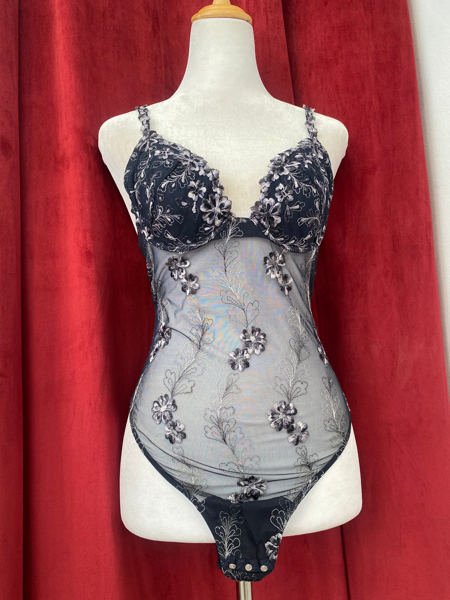 1990s Malizia by La Perla atelier bodysuit