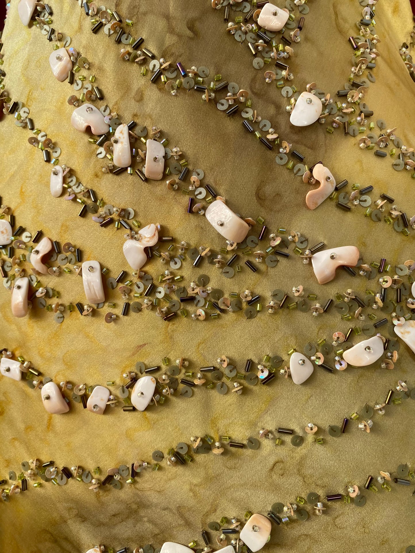 Olive Opulence Crystal Gown