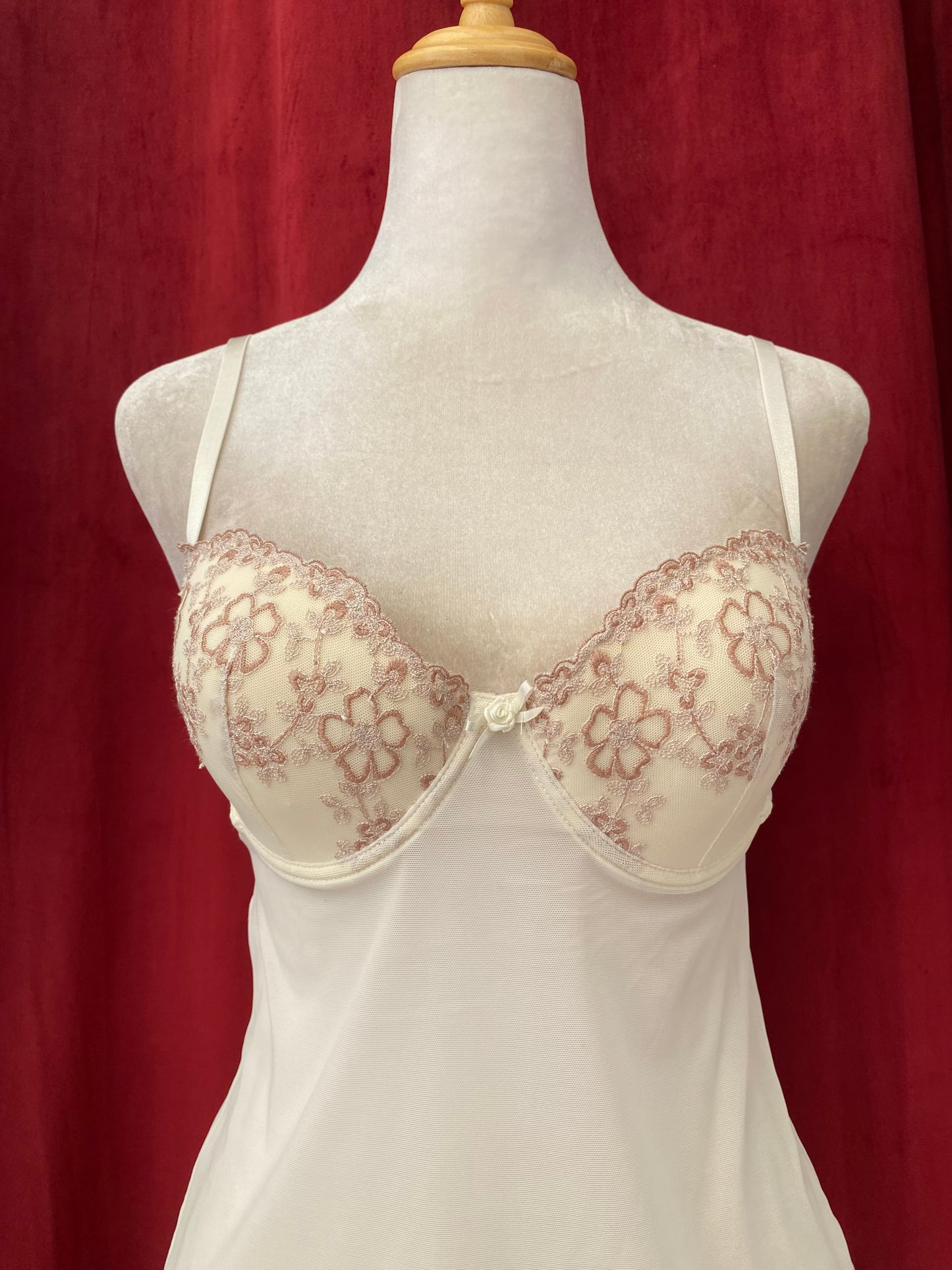 Romantic white corset