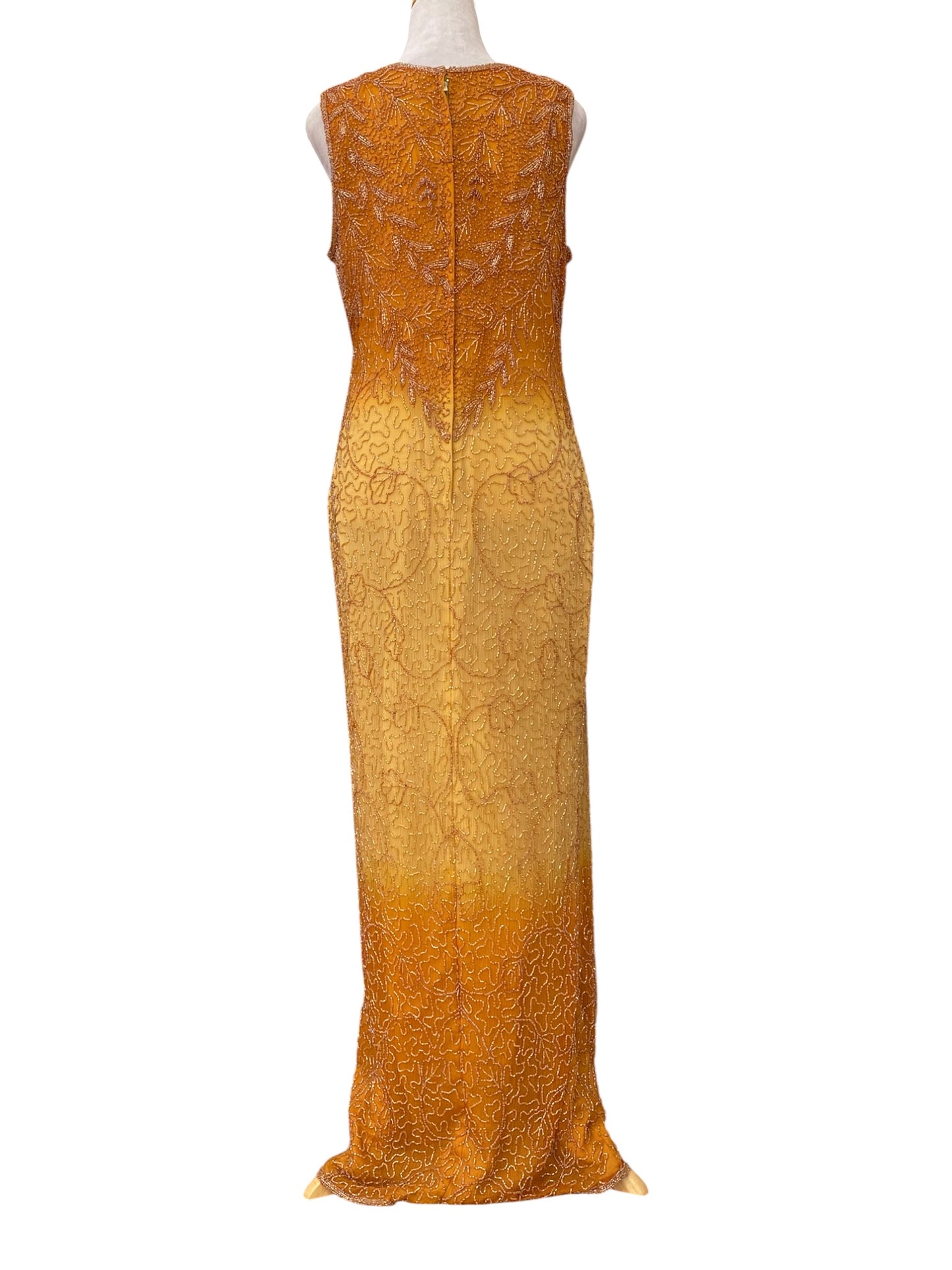 The royal gown in orange