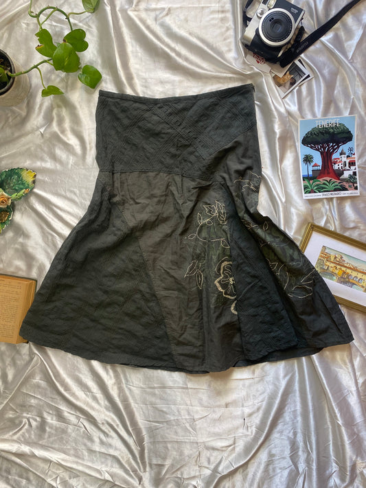 Morgan Green midi skirt