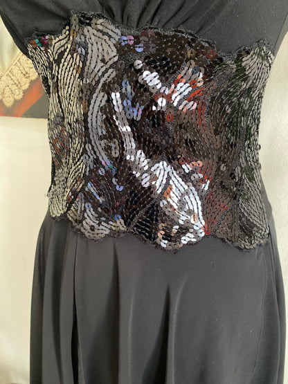 Brand new black sequin dress