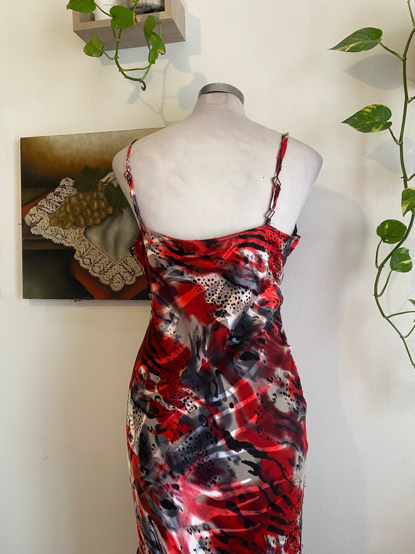 100% silk brand new handbeaded maxi gown