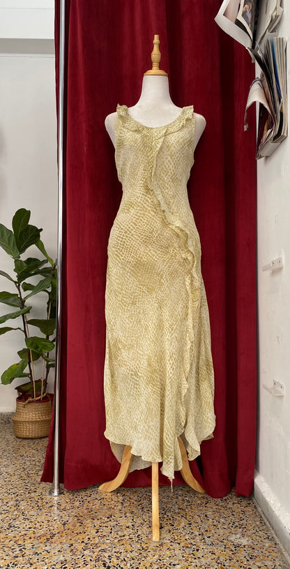 Ruffled ethereal dress