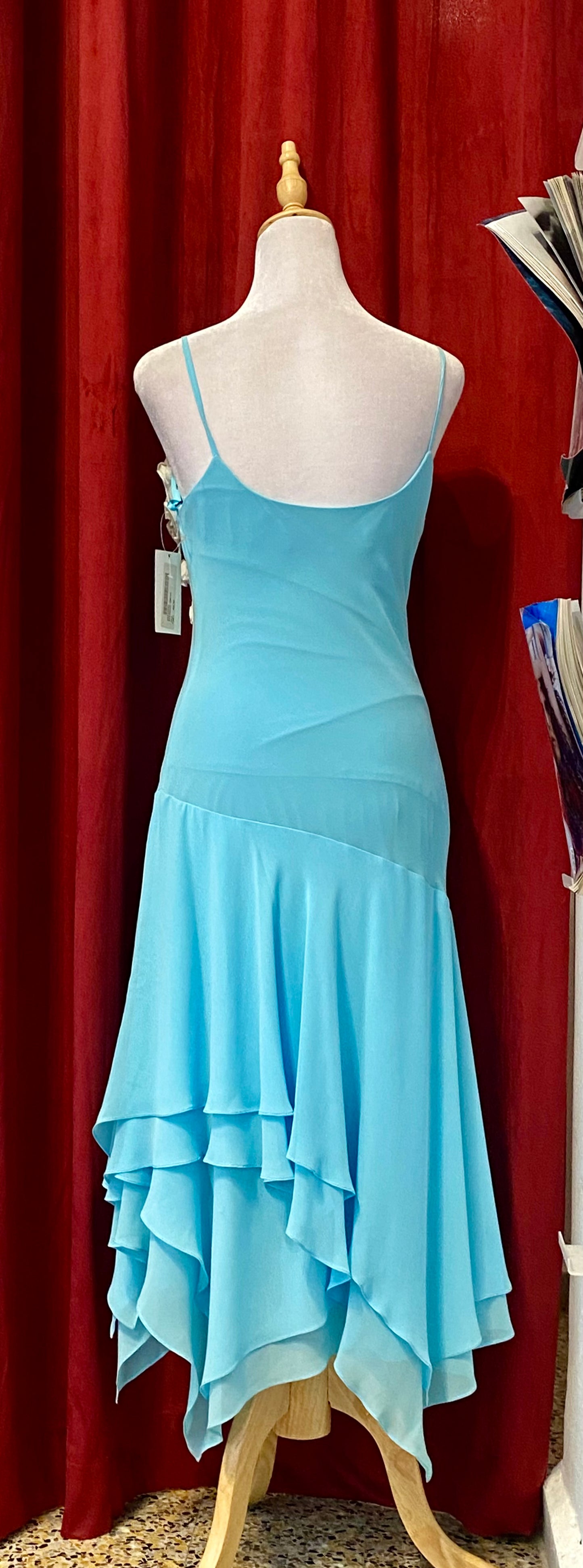 Light blue ruffled maxi dress 🩵