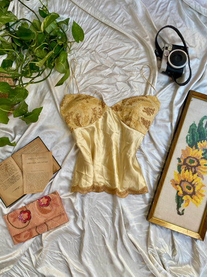 The Golden Heirloom Silk Camisole