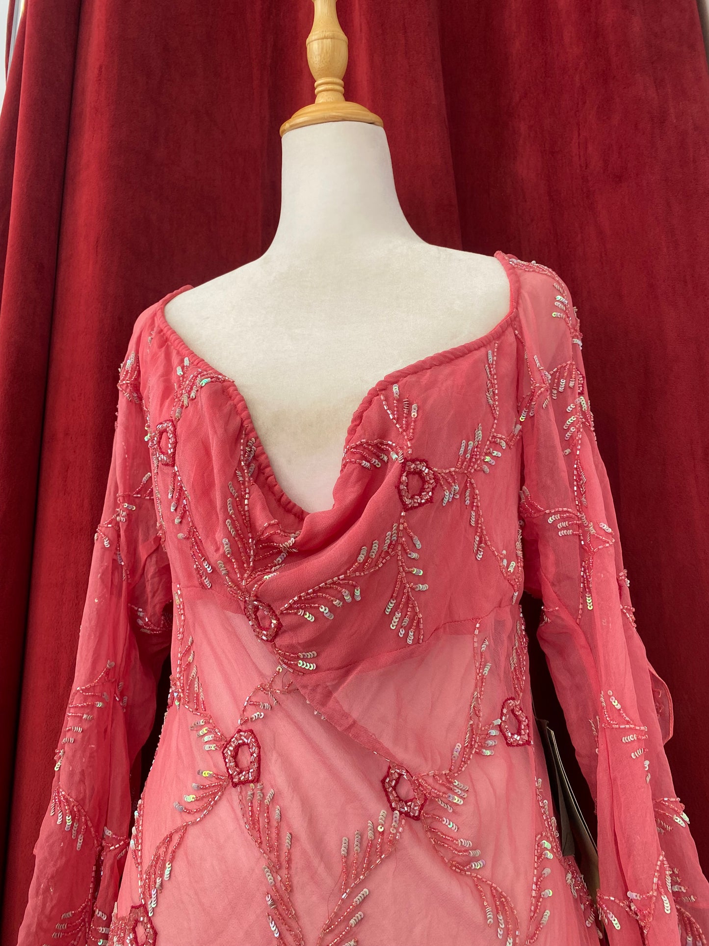 100% silk deadstock dreamy blouse